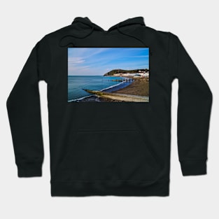 Aberystwyth Beach & Promenade No2 - Spring - Coastal Scenery Hoodie